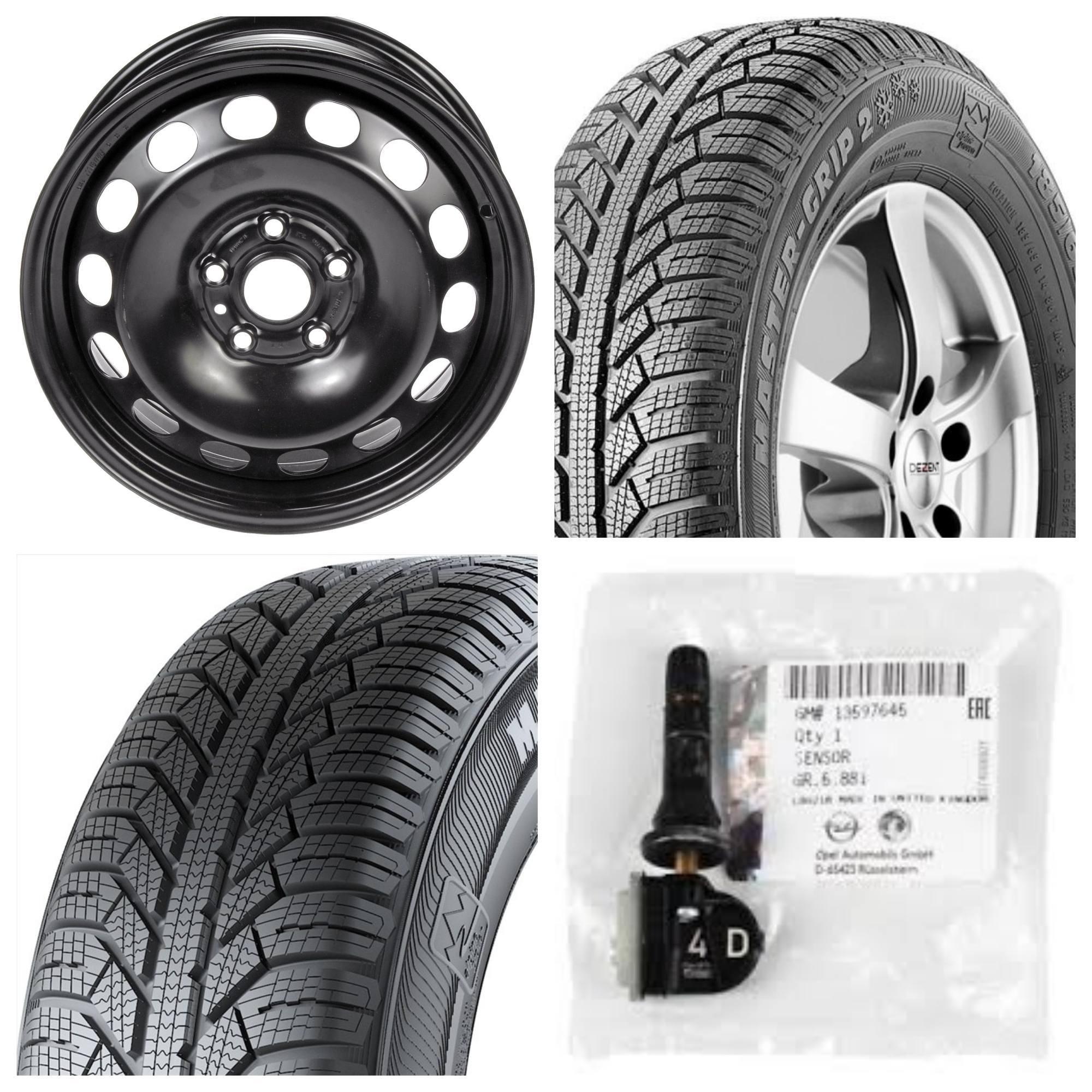 Janta cu senzor presiune si anvelopa Continental Semperit Master Grip 2 215/60 R16 99H iarna Opel Insignia B